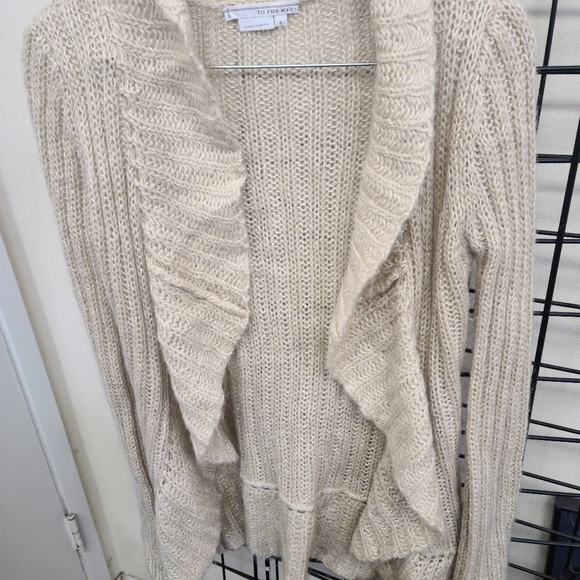 To The Max Ruffled Cardigan - Picture 2 of 6